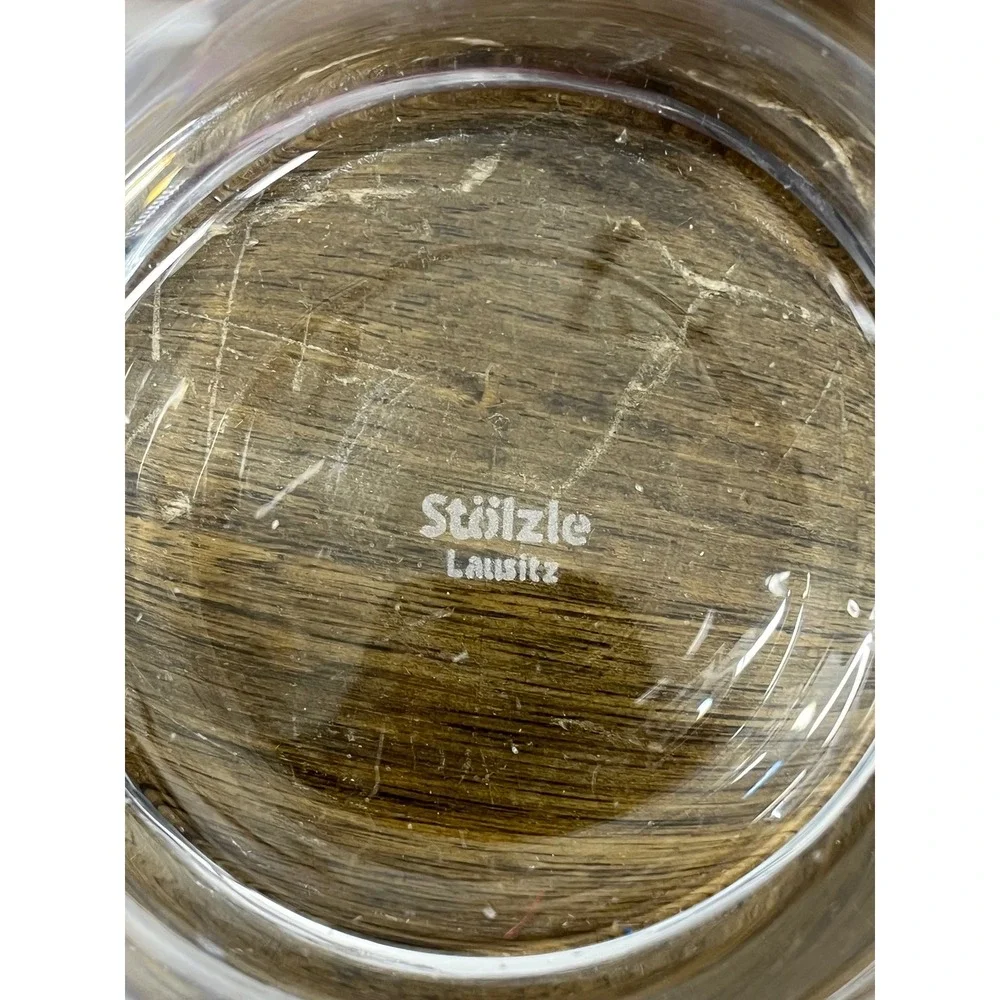 Stölzle Lausitz‎ Phillips 66 Etched Whiskey Glasses New York Bar Set of 6 14.5oz